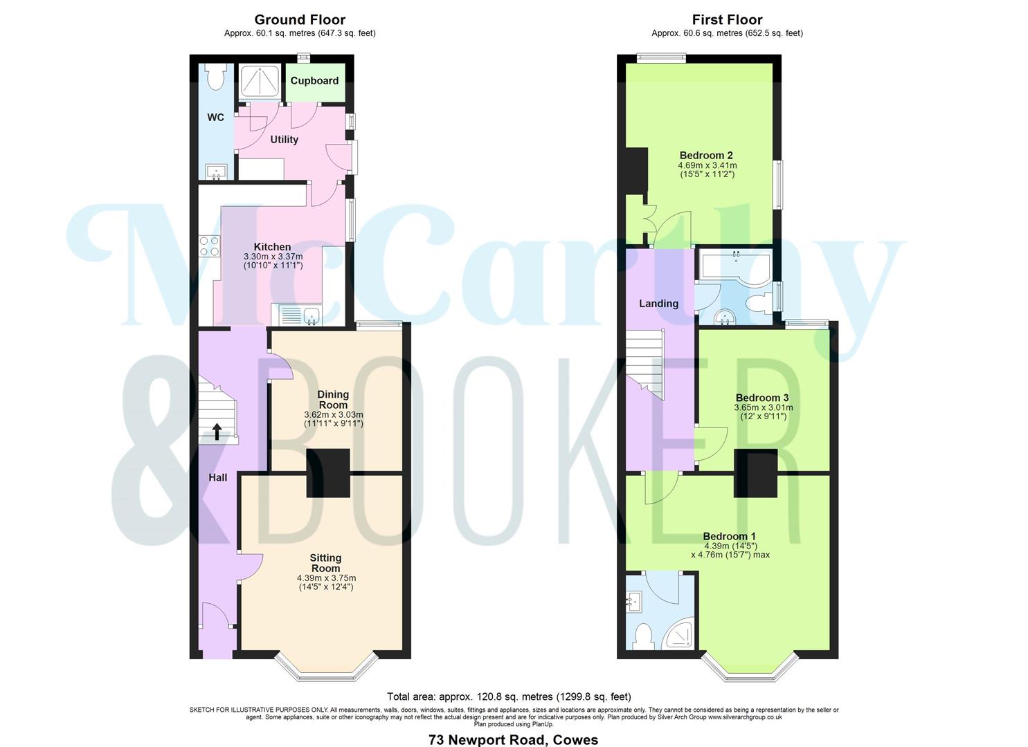 SEMI DETACHED HOUSE, Newport Road, Cowes floorplan